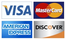 Credit Cards Accepted